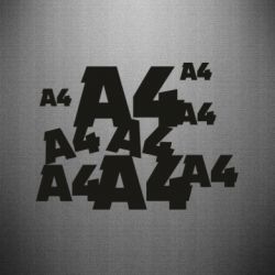 Наклейка A4 Pattern - PrintSalon