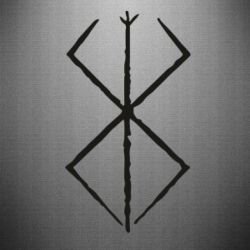 Наклейка Berserk symbol - PrintSalon