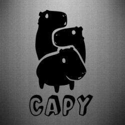 Наклейка Capy - PrintSalon