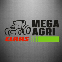 Наклейка Claas Mega Agri - PrintSalon