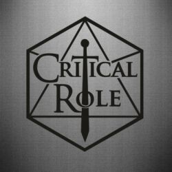 Наклейка Critical Role - PrintSalon