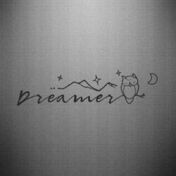 Наклейка Dreamer  owl - PrintSalon