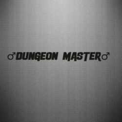Наклейка Dungeon master - PrintSalon