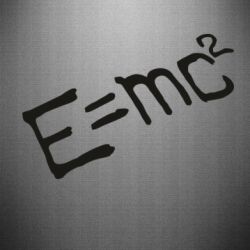 Наклейка E=mc2 - PrintSalon