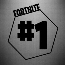 Наклейка Fortnight number 1 - PrintSalon