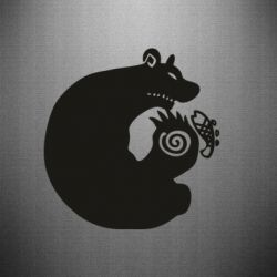 Наклейка Grizzly’s Sin of Sloth-PrintSalon Наклейка Grizzly’s Sin of Sloth