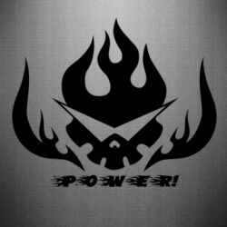 Наклейка Gurren power! - PrintSalon