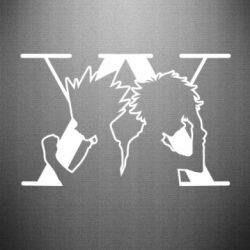 Наклейка Hunter X Hunter Line Art - PrintSalon