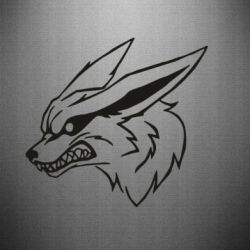 Наклейка Kurama line art - PrintSalon