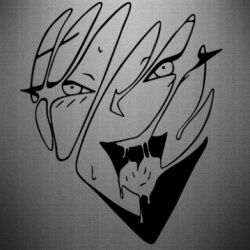 Наклейка Липке Ахегао