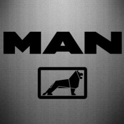 Наклейка MAN - PrintSalon