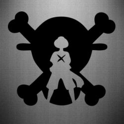 Наклейка One Piece Luffy Captain - PrintSalon
