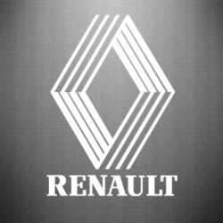 Наклейка Renault 1972 Logo - PrintSalon