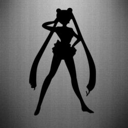 Наклейка Sailor Moon silhouette - PrintSalon