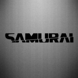 Наклейка Samurai Cyberpunk - PrintSalon