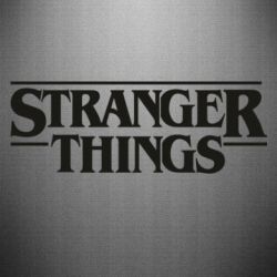 Наклейка Stragner Things Logo - PrintSalon