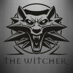 Наклейка The witcher wolf-PrintSalon Наклейка The witcher wolf