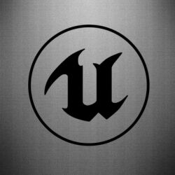 Наклейка Unreal Engine Logo - PrintSalon