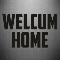 Наклейка Welcum Home - PrintSalon