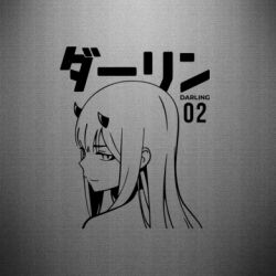 Наклейка Zero Two Girl - PrintSalon