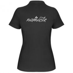 Женское поло Namaste - PrintSalon