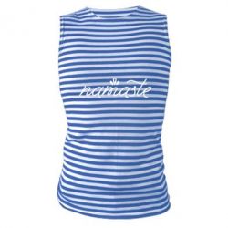 Майка-тельняшка Namaste - PrintSalon