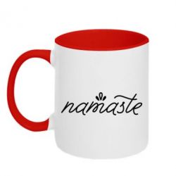 Чашка двухцветная 320ml Namaste - PrintSalon
