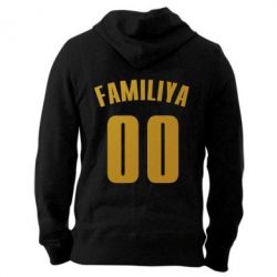 Мужское худи Name and number (silver and gold) - PrintSalon