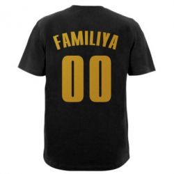 Мужская футболка  с V-образным вырезом Name and number (silver and gold) - PrintSalon