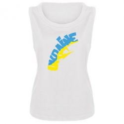 Женская майка Напис UKRAINE - PrintSalon