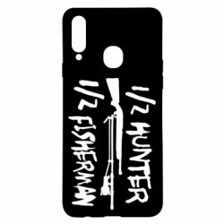 Чехол для Samsung A20s Наполовину охотник, наполовину рыбак - PrintSalon