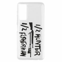 Чехол для Huawei P Smart 2021 Наполовину охотник, наполовину рыбак - PrintSalon