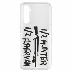 Чехол для Realme 6 Pro Наполовину охотник, наполовину рыбак - PrintSalon