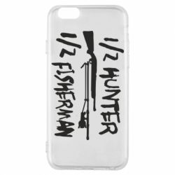 Чехол для iPhone 6/6S Наполовину охотник, наполовину рыбак - PrintSalon