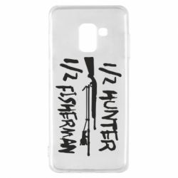 Чехол для Samsung A8 2018 Наполовину охотник, наполовину рыбак - PrintSalon