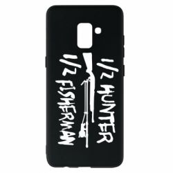 Чехол для Samsung A8+ 2018 Наполовину охотник, наполовину рыбак - PrintSalon