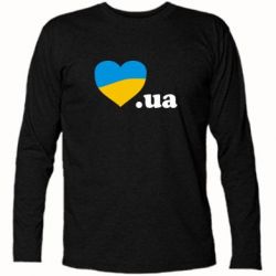 Футболка с длинным рукавом Народився в Україні - PrintSalon