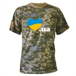 Камуфляжная футболка Народився в Україні - PrintSalon