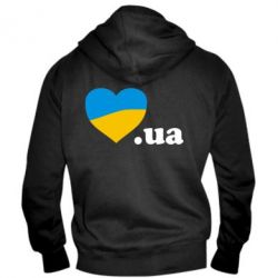 Мужское худи на молнии Народився в Україні - PrintSalon