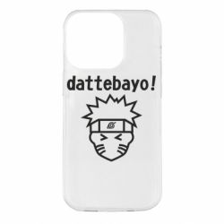 Чохол для iPhone 14 Pro Naruto dattebayo!