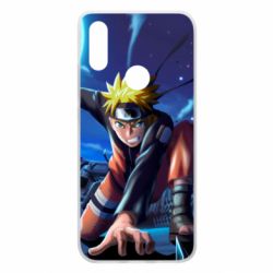 Чехол для Xiaomi Redmi 7 Naruto in the night with the blade