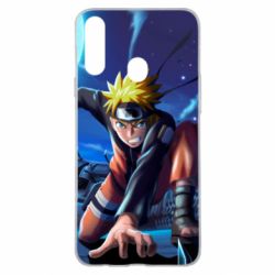 Чохол для Samsung A20s Naruto in the night with the blade