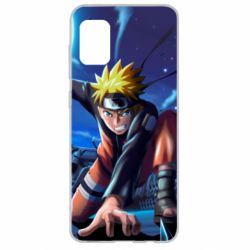Чохол для Samsung A31 Naruto in the night with the blade