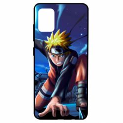 Чохол для Samsung A51 Naruto in the night with the blade