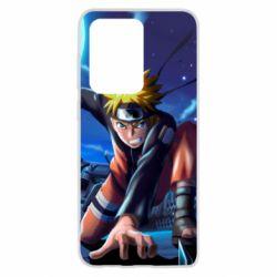 Чехол для Samsung S20 Ultra Naruto in the night with the blade