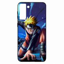 Чехол для Samsung S21 Ultra Naruto in the night with the blade