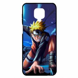 Чехол для Xiaomi Redmi Note 9S/9Pro/9Pro Max Naruto in the night with the blade