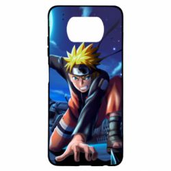 Чохол для Xiaomi Poco X3 Naruto in the night with the blade