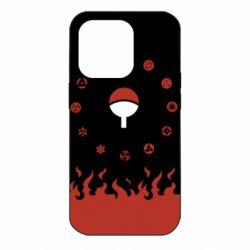 Чехол для iPhone 14 Pro Naruto Sasuke Uchiha Sharingan - PrintSalon