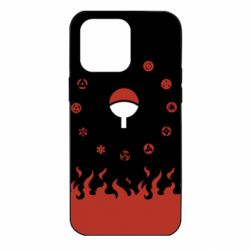 Чехол для iPhone 14 Pro Max Naruto Sasuke Uchiha Sharingan - PrintSalon